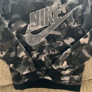 Nike little boys camouflage hoodie